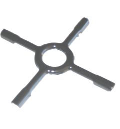 RIDUZIONE A CROCE SMALT.NERA 130mm.