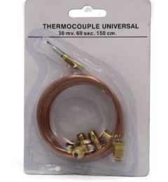 TERMOCOPPIA UNI 1500MM.+RACCORDO+DADI/FILETTATA
