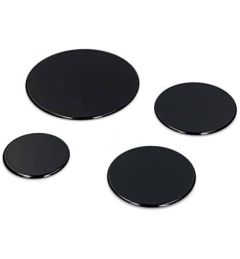 KIT COPRISPARTIFIAMMA NERO (due medi, un grande ed un piccolo)