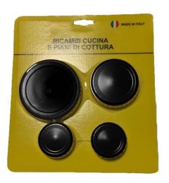 KIT PIATTELLI+CORONE TECNOGAS 4FUOCHI